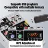 ABNR 48V Фантомное Питание Аудиомикшер 4 Канала XLR Bluetooth Портативная DJ Караоке Микшерная Консоль Для ПК MP3 Записи EU ШТЕКЕР