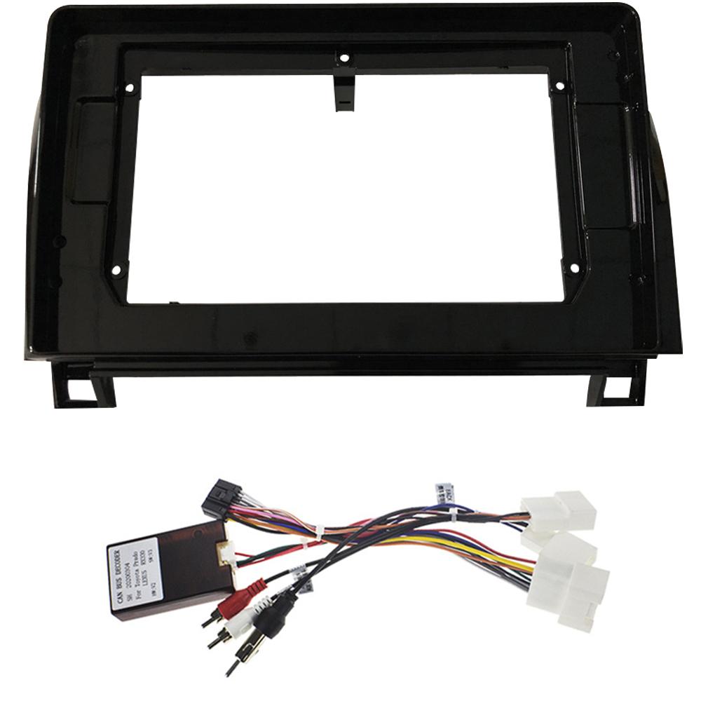 10.1 INCH Car Android Radio Stereo Player Frame Fascia For Toyota Tundra XK50 Sequoia XK60 2006-2013 Panel Power Harness Canbus