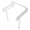 Toilet Grab Bar Double U Shape Ergonomical PC SUS Anti Slip Toilet Handrails for Elderly Disabled