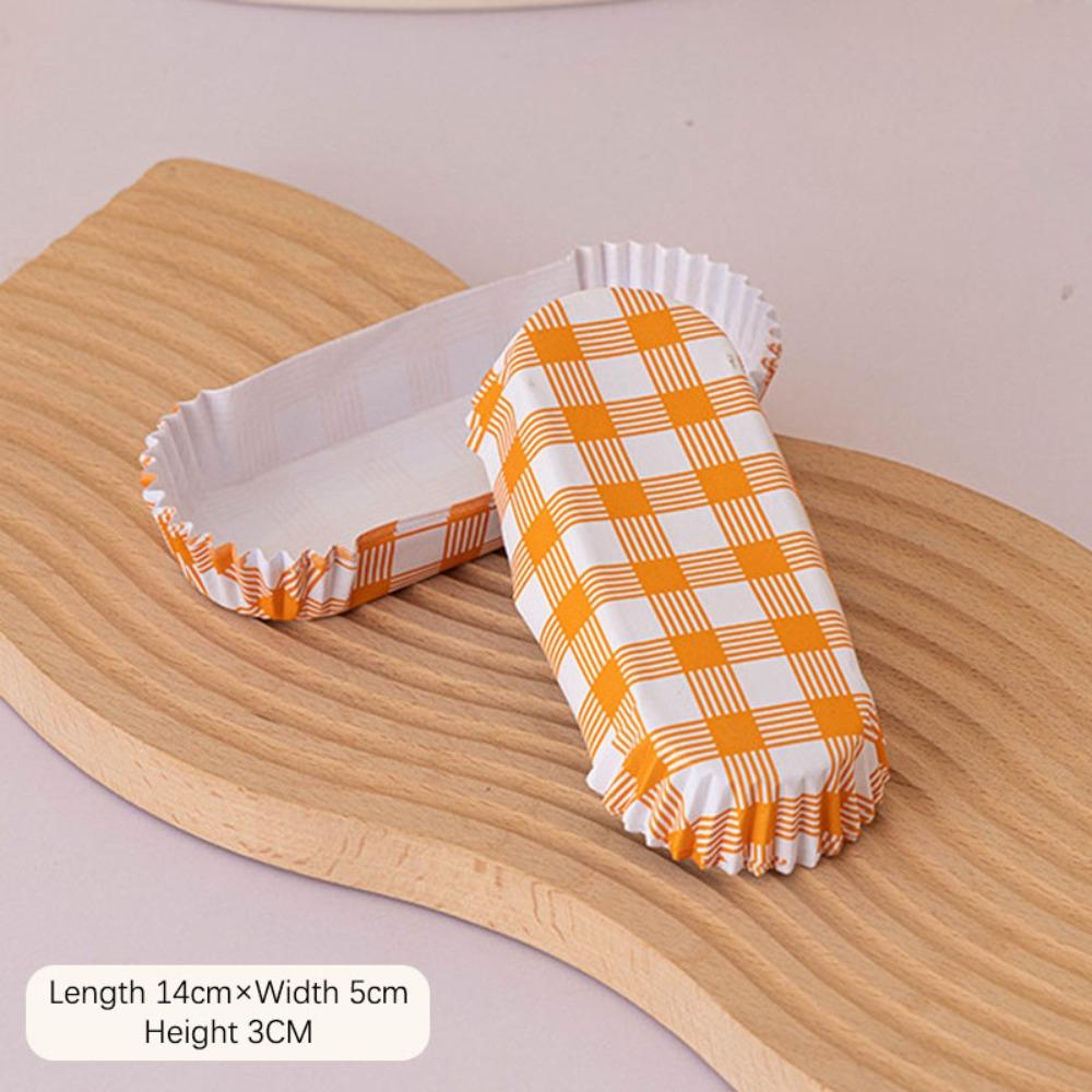 100Pcs Oil-proof Cake Base Trays Disposable Baking Cups Cupcake Liners  for Birthday Party Decor