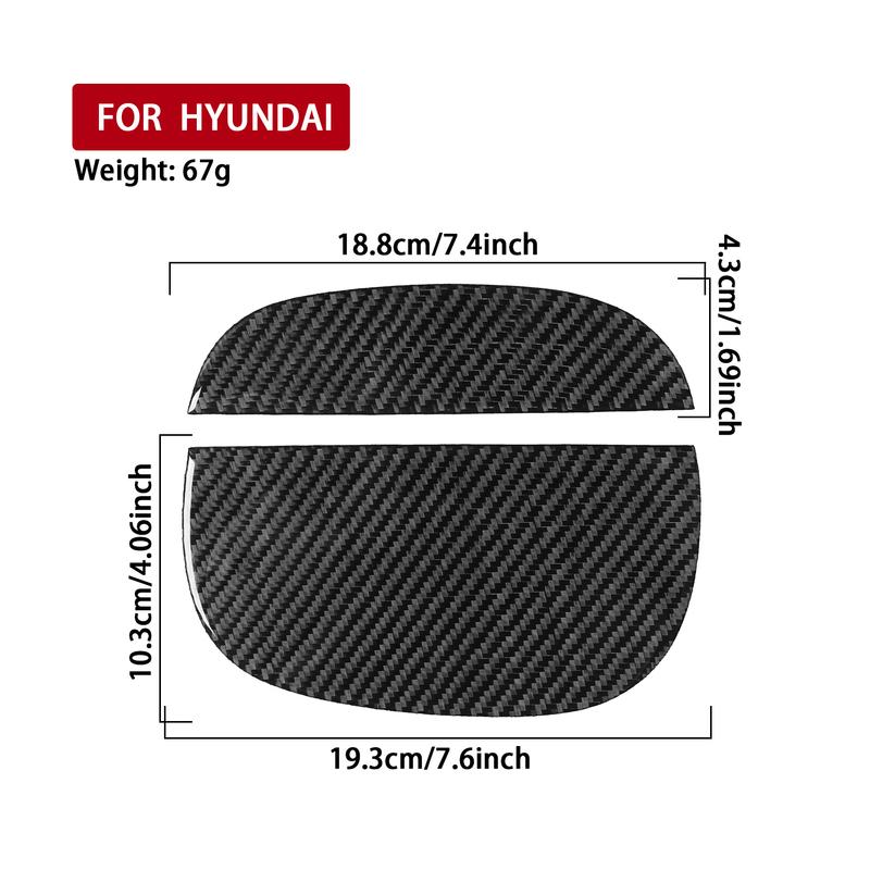 For Hyundai Genesis Coupe 2013-2016 Real Carbon Fiber Stickers Fuel Filler Cap Fuel Tank Panel Car Accessories ide Decorative