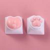 Cat Paws Corgi Buttock Pink Cat Claw Keycap Key Chain  Office Leisure Entertainment