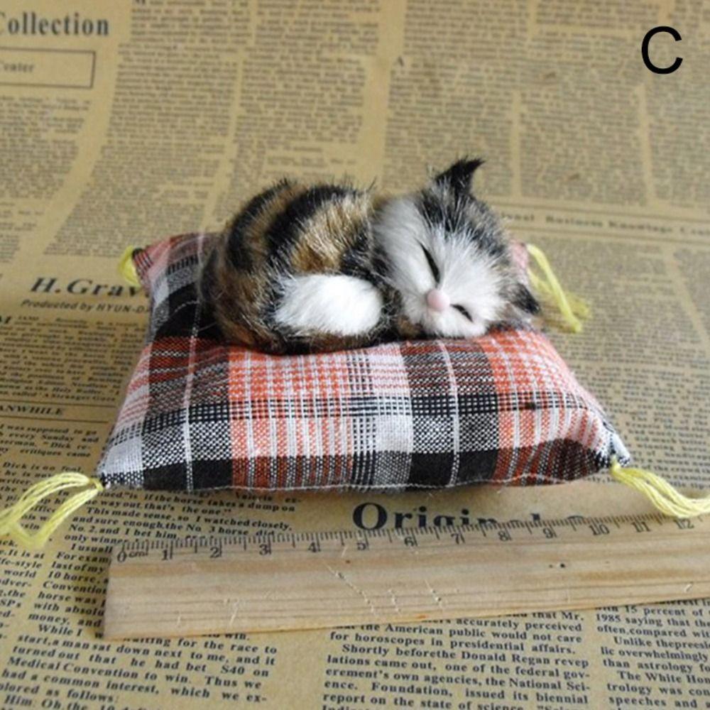 Birthday Gift Creative Creative Decoration Cat Ornaments Simulation Cat Plush Cats Fake Cats