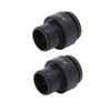 2PCS 10X Microscope Eyepieces 22mm High Eye Spot Wide Field Optical Lens Eyepiece Diopter Adjustment 30mm Mount