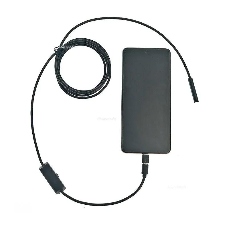 3-в-1 Android Эндоскоп 5.5-7мм USB/Micro USB/Бороскоп Инспекционная Камера Водонепроницаемая для Смартфона Эндоскоп Камера