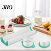 Large Capacity Baking Tray Circle Cake Pop Mold Set with 9 Inch Easy Press Cut Cutter Molds Decorating Kit for Home Birthday Parties Wedding Sanitary