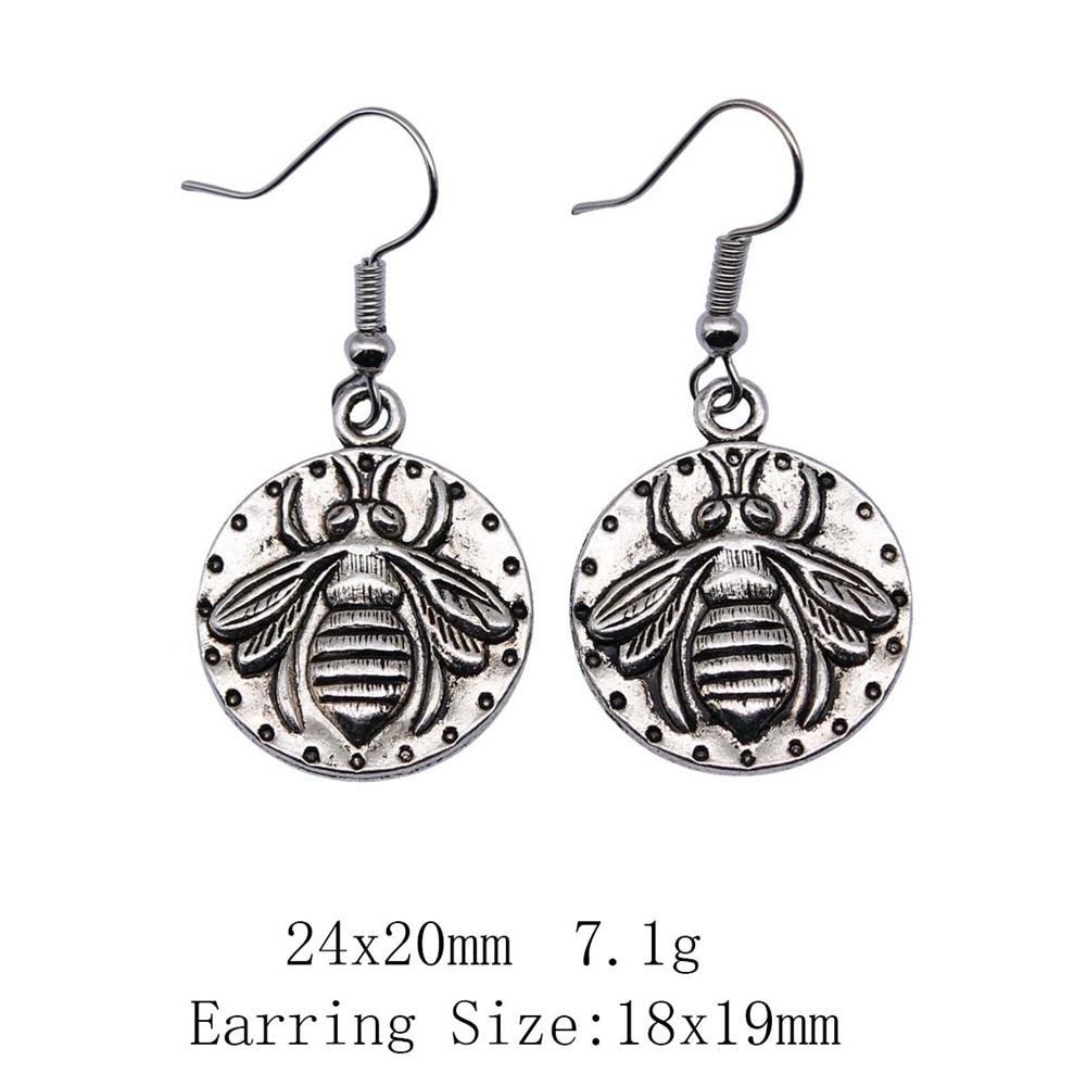 Подарки для женщин Серьги-клипсы в виде пчелиных сот, серьги-подвески и висячие серьги, женская одежда, милые серьги