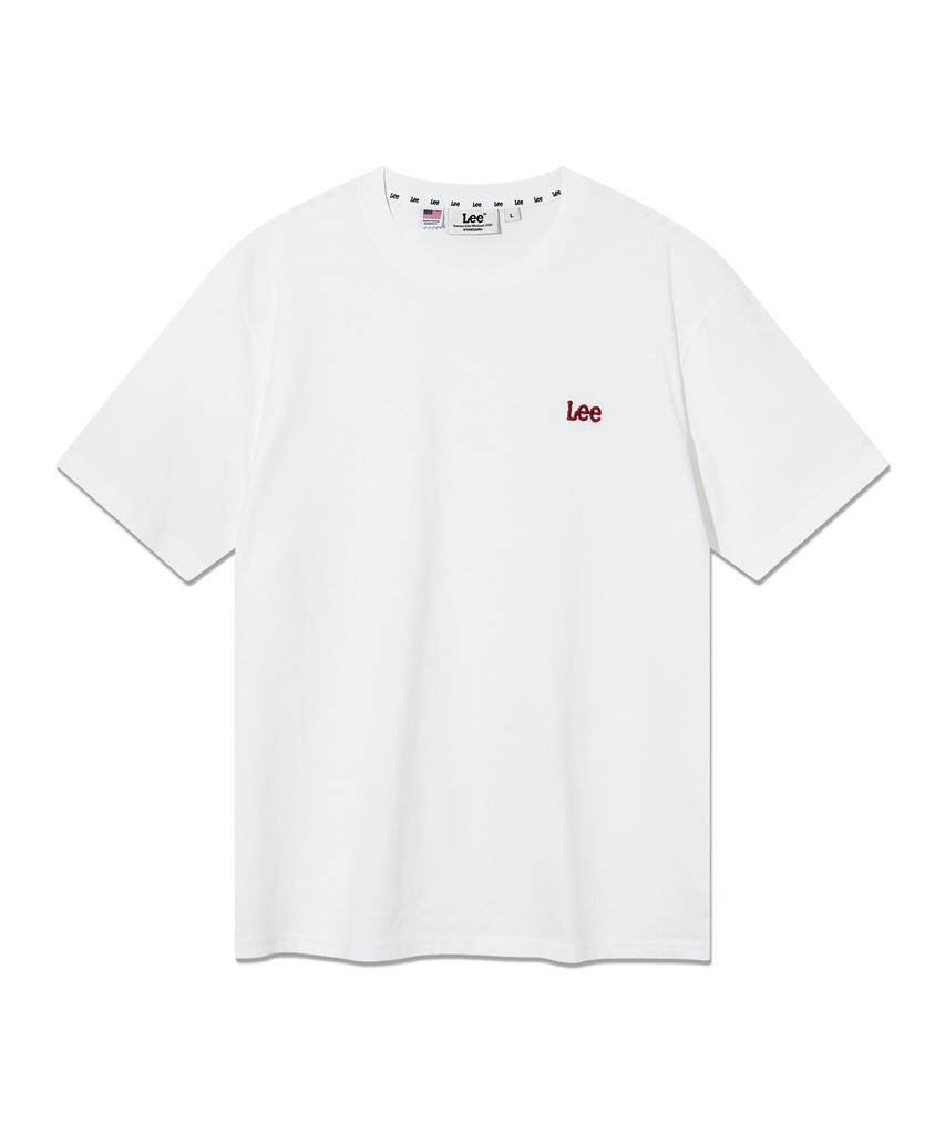 LEE Small Twitch Logo Short Sleeve T-Shirt White