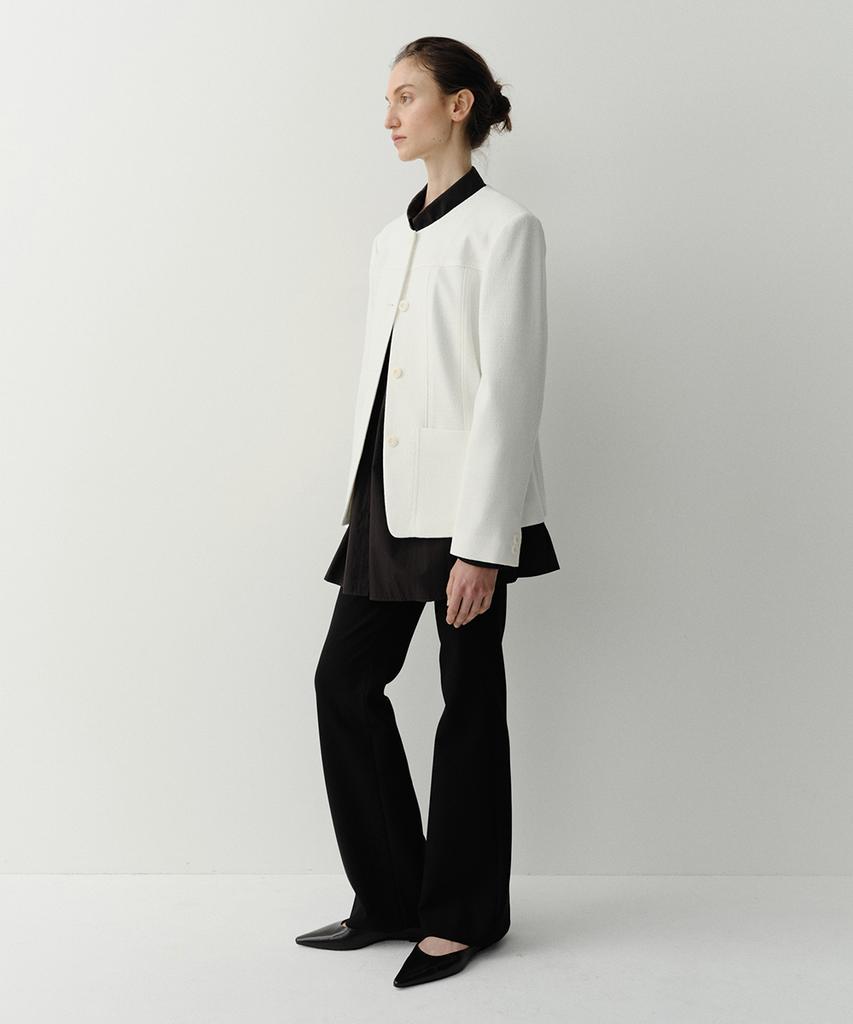 Eaah Vell Tweed Jacket (Ivory)