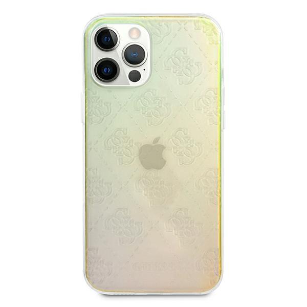 Guess Guhcp12M3D4Girbl Iphone 12/12 Pro6,1 Opalowy/Iridescent Hardcase 4G 3D Pattern Collection