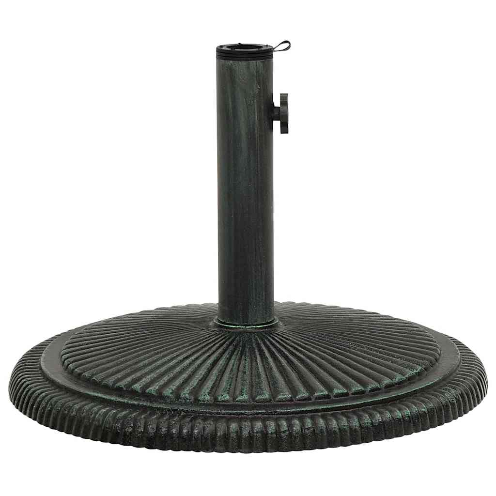 Vidaxl Podstawa Pod Parasol, Zielona, 45X45X30 Cm, Żeliwo
