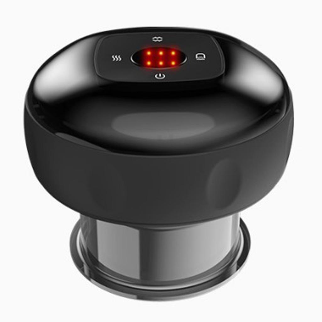 Электрический инструмент для скребков с подогревом, 6/12-уровневый интеллектуальный перезаряжаемый вакуумный баночный аппарат, многофункциональный инструмент для расслабляющего массажа