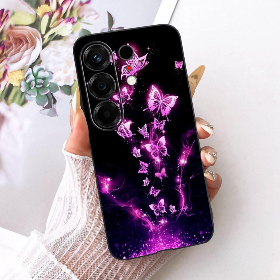 Чехол для Tecno CN5 Чехол для Tecno Camon 50 4G Модный Бабочка Милый Кот Крутой Расписной Мягкий Чехол для Телефона Для Techno Camon50 4G