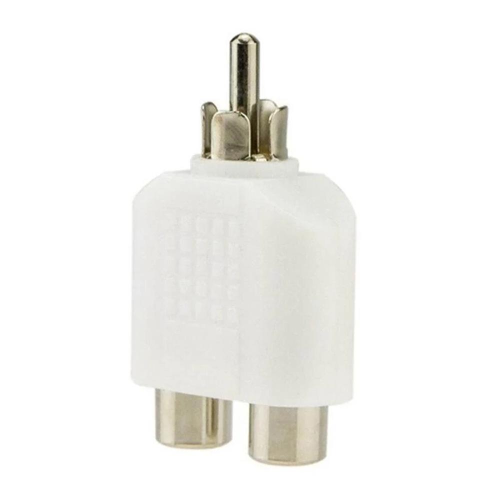 Audio Plug RCA Amplifier RCA to 2 RCA Audio Cable Y Adapter Audio Adapter Connectors Plugs