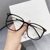 Retro Polygonal Tr Anti-Blue Glasses Frame Male 01250 Plain Flat Glasses Female Myopia Frame