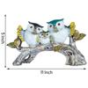 Handicrafted Decorative Owl Family Sitting On Tree ShowpieceFor Home Decor/Office/Shelf Table/Desktop/Living Room Decor