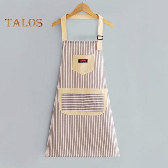 Женский фартук с регулируемым ремешком, маслостойкий корейский стиль, милый фартук с легко чистящимся ремешком для выпечки