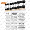 Zhongxun Rubber Coated Hex Dumbbell
