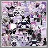50 водостойких наклеек Sanrio Kuromi: Мультяшные DIY для журналов, телефона и блокнотов
