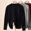 Hengyuanxiang Men's 100% Pure Wool Round Neck Sweater