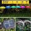 Solar Firework Garden Lights Waterproof Solar Jellyfish Lamp Outdoor Decorative Stake Light Patio Walkway Decor Landscape Lamp