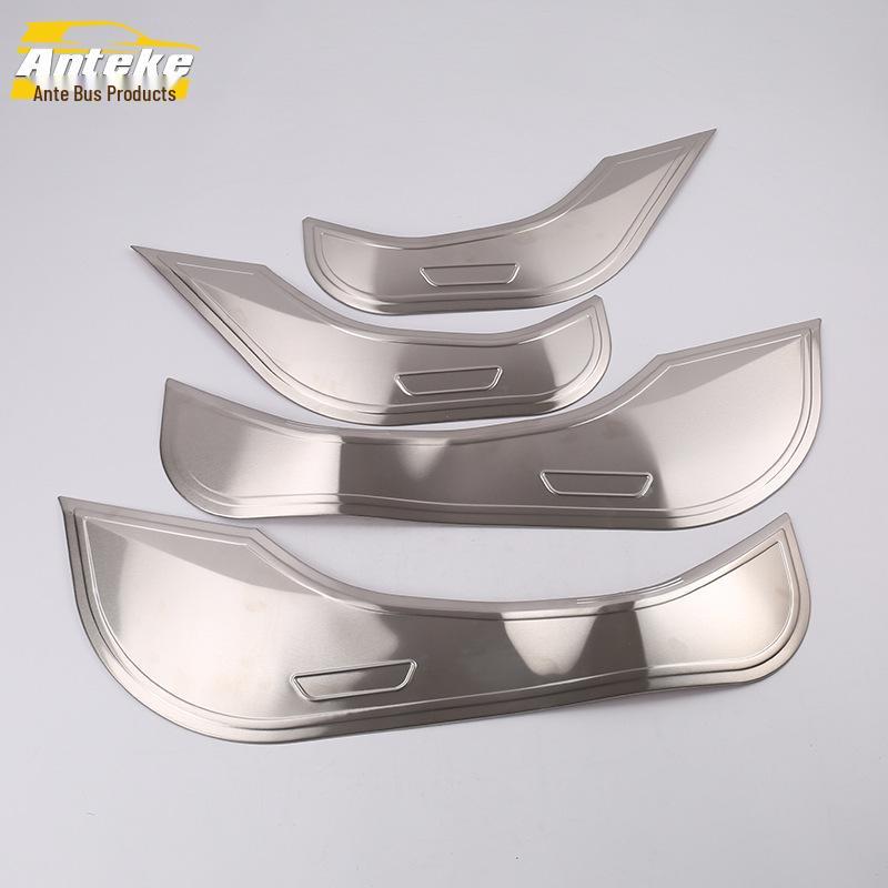 Fits 18 Models: IX35 Anti-Kick Pad Sequins, Stainless Steel Door Armrest Box Kick Plate, Decorative Sticker Accessories