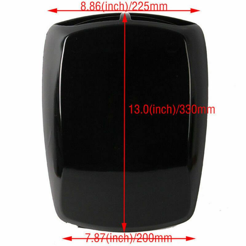 Universal Black ABS Car Decorative Air Flow Intake Hood Scoop Vent Bonnet Cover