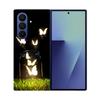 Для Samsung Galaxy Z Fold 7 6 5 4 3 2 Чехол Прозрачная Защитная Задняя Крышка Жесткий ПК Корпус Для Samsung Z Fold7 Fold6 Fold5 Чехол