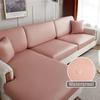 Водонепроницаемый кожаный чехол для дивана из искусственной кожи для гостиной, эластичный чехол, защита мебели, 15 однотонных чехлов для дивана