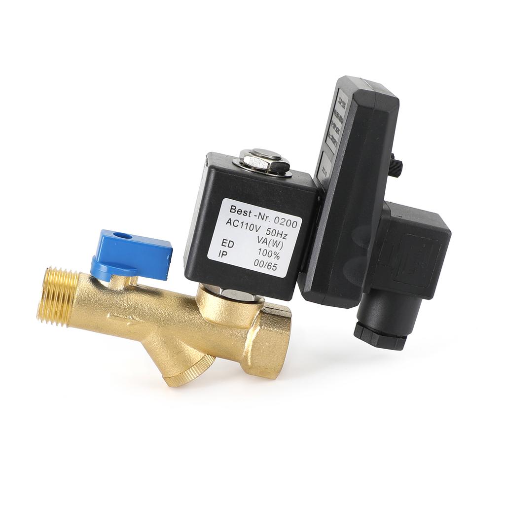 Ac110V 1/2" Multifunction Automatic Electronic Timed Air Compressed Drain Valve