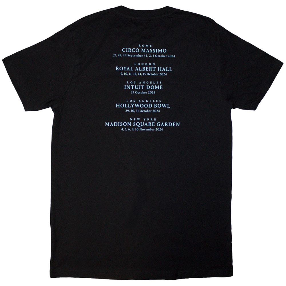 Футболка унисекс для взрослых с принтом Luck & Strange Rome на спине Дэвида Гилмора