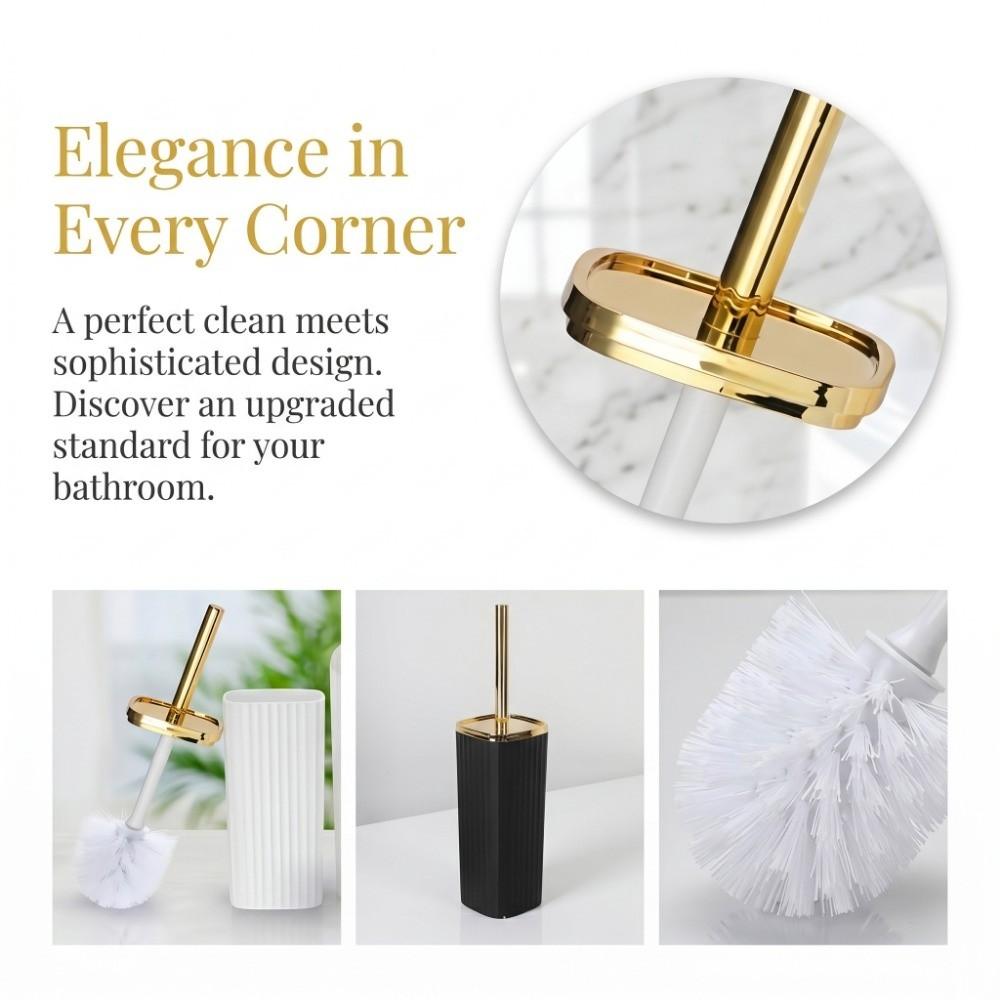 Hard-Bristled Toilet Brush Long-Handle Toilet Cleaning Brush Professional Bathroom Brush House Use