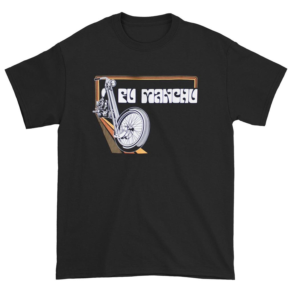 Men's Fu Manchu Chopper T-shirt X-Large Black