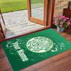 Crystal Velvet Rug Custom Name Text, Soft Non Slip Floor Mat Home DecorCeltic FC
