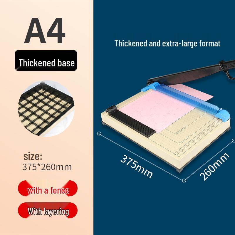 A4 Guillotine Paper Cutter for Office and Home