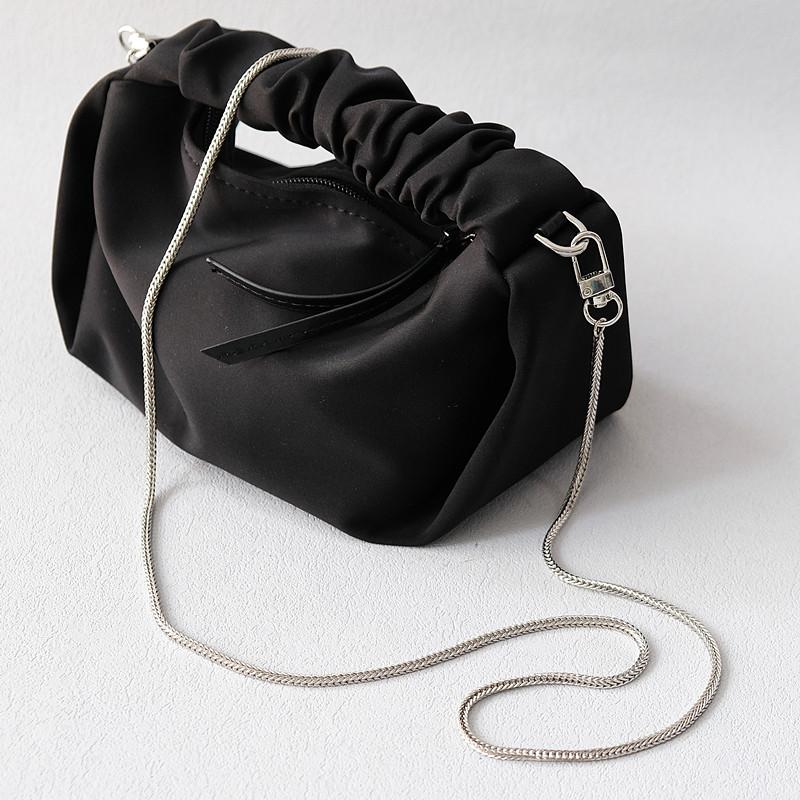 New Fashion Woman Handbag Accessory Chains Luxury Solid Gold Metal Bag Chain Strap Women Cute Clutch Shoulder Purse Accessory