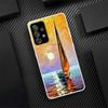 Чехол для телефона с парусником для Samsung Galaxy A55 A54 A52 A53 A15 A14 A12 A13 A25 A24 A22 A23 A35 A34 A32 A33 A04S A02S A03S Звонок P