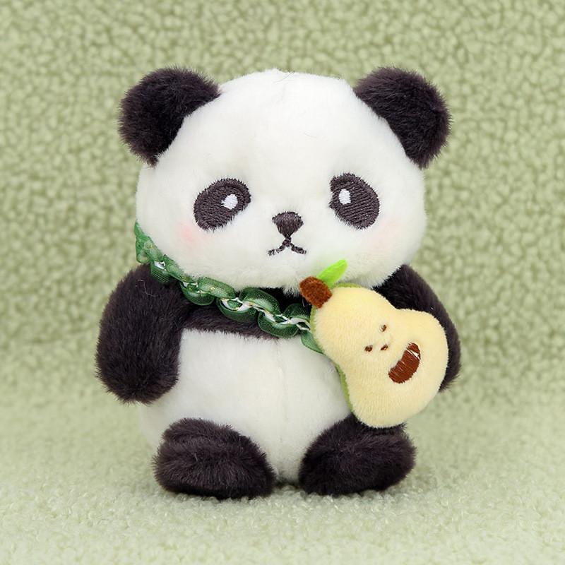 Adorable Panda Plush Keyring With Magnetic Circles For Kids Bag Decor And Gift