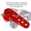 Алюминиевый сплав 25T Рычаг рулевого сервопривода Подходит для RC 1:8:10 Модель автомобиля (синий ( 86НБ))