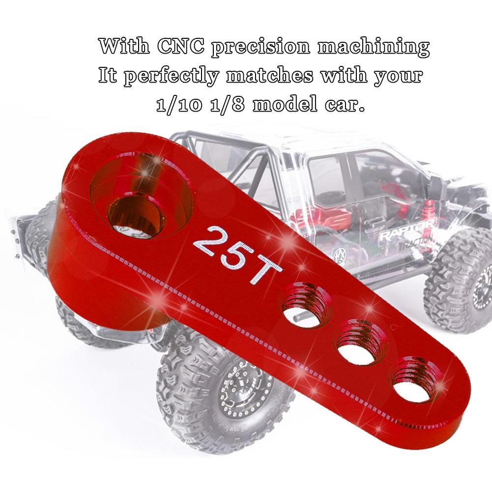 Алюминиевый сплав 25T Рычаг рулевого сервопривода Подходит для RC 1:8:10 Модель автомобиля (синий ( 86НБ))