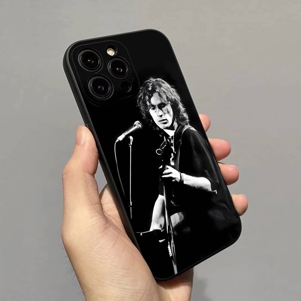 J-Jeff B-Buckley Для IPhone 17 16 15 14 13 12 11 Pro Max Plus Ударопрочный Черный Мягкий Чехол для Телефона