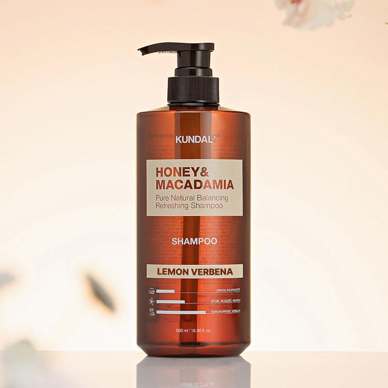 KUNDAL Шампунь Honey & Macadamia Nature #Lemon Verbena 500 мл