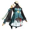 Game Honkai: Star Rail Qingque Cosplay Wig Dress Shorts Bow Headwear Accessories Full Set Clothing Halloween Carnival Costumes