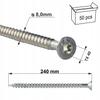 Full thread countersunk head screws WKFS-08240 (50)