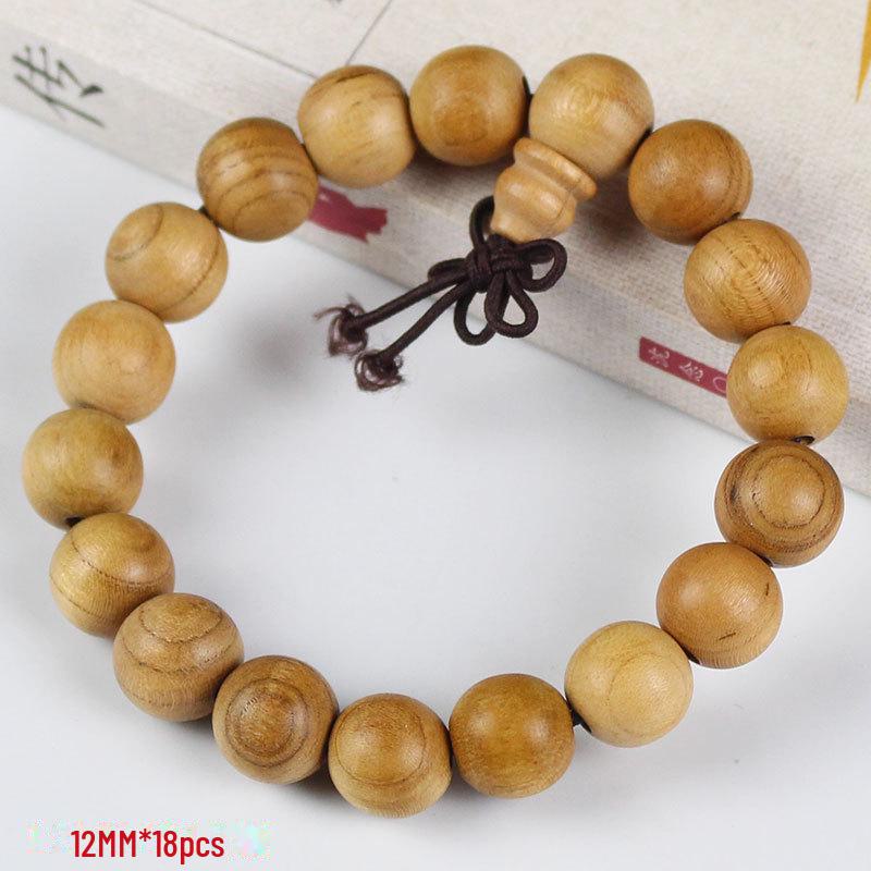 Браслет из буддийских бусин из персикового дерева: 108 бусин Культурные и художественные аксессуары