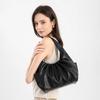 New Niche Handheld Clutch Wrinkled Texture Cloud Bag European and American Fashion Horn Bag Large Bag Women's Bag