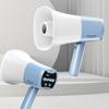 Adjustable Volume Portable Megaphone Foldable Handle Bullhorn Speaker  Fans