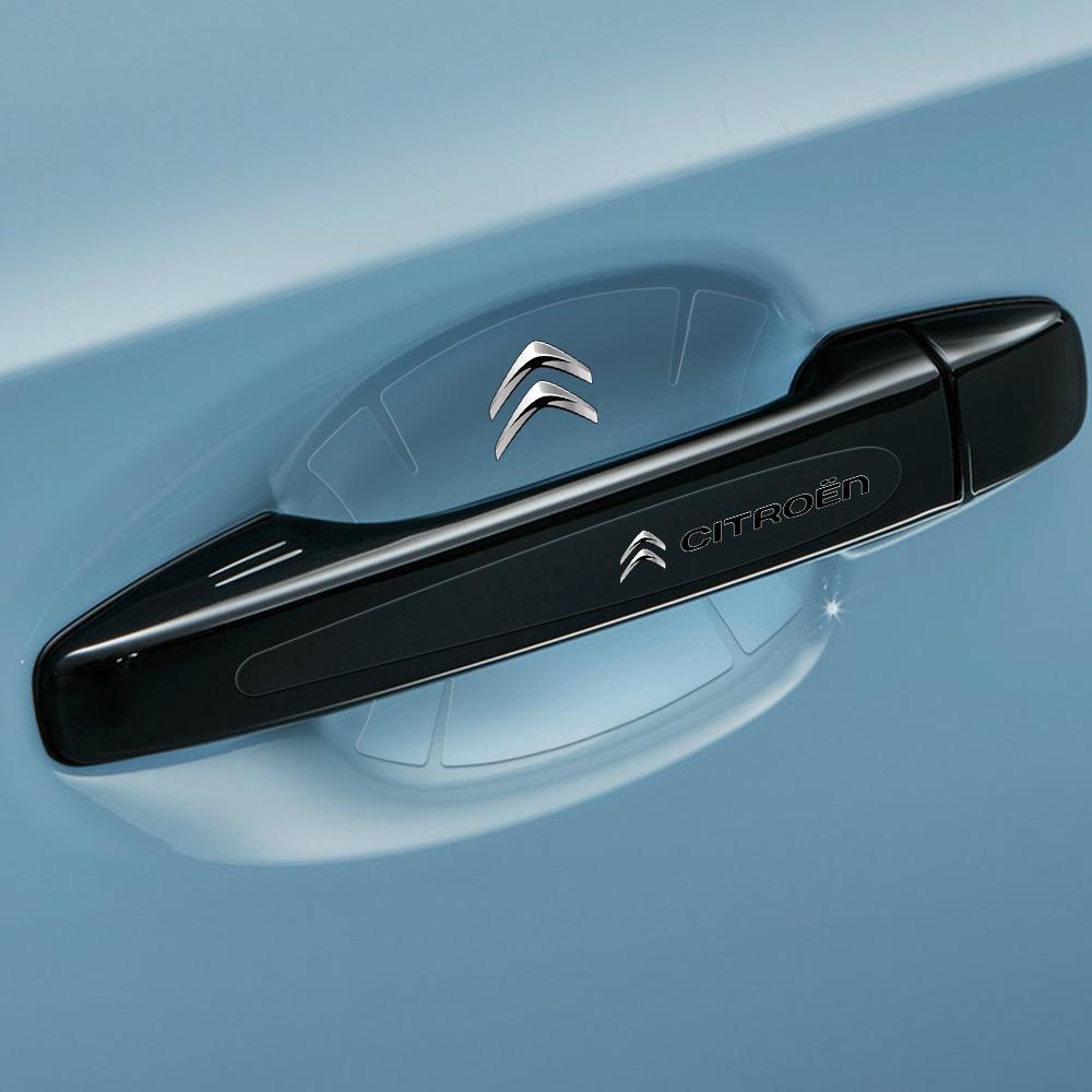 AXSR8 4/8Pcs Car Door Anti-scratch Protective Handle Bowl Sticker for Citroen Celysee Cactus Picasso Jumpy C4 C3 C5 C1 C2 Berlingo