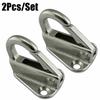 2x 316 Stainless-Steel Hook Spring Hook Snap Attach Rope Hook Boat Hardware Marine Boat Spring Locked