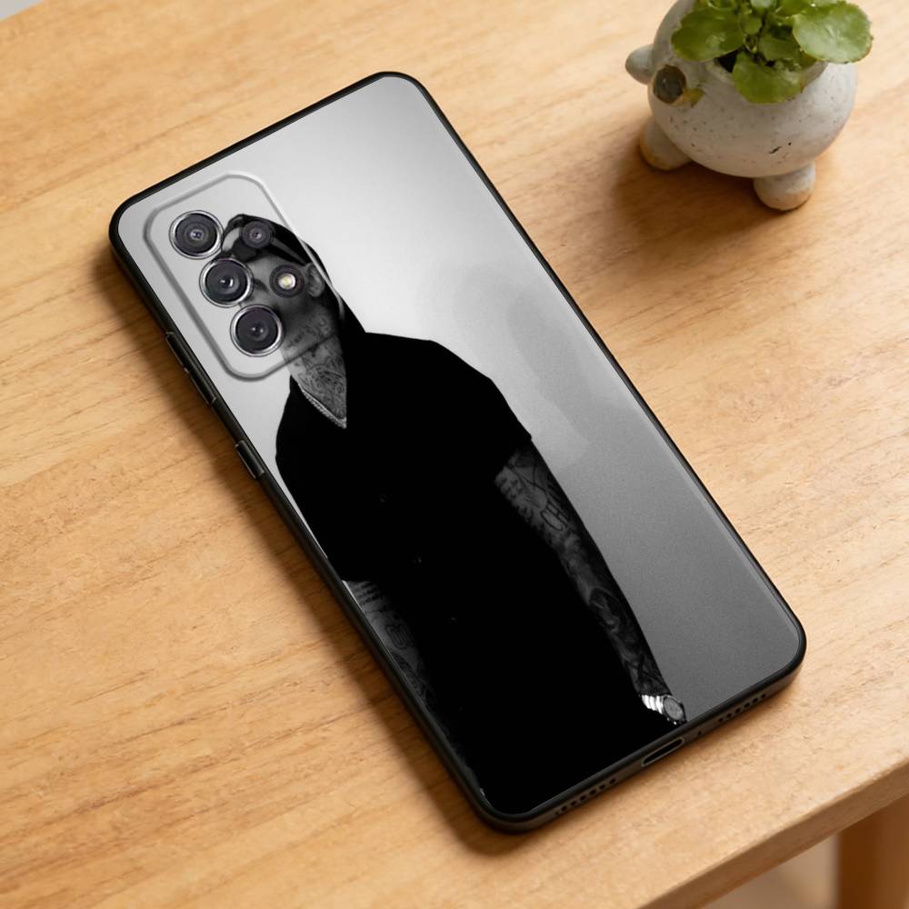 L-Luciano Rapper Phone Case For Samsung Galaxy A73,21,22,32,71,53,52,51,80,5G Soft Black Cover